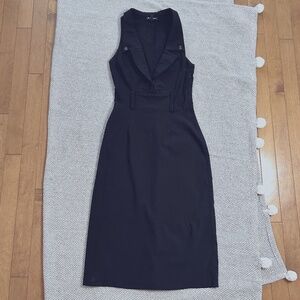 Le Château⎪Sleeveless Tuxedo Dress